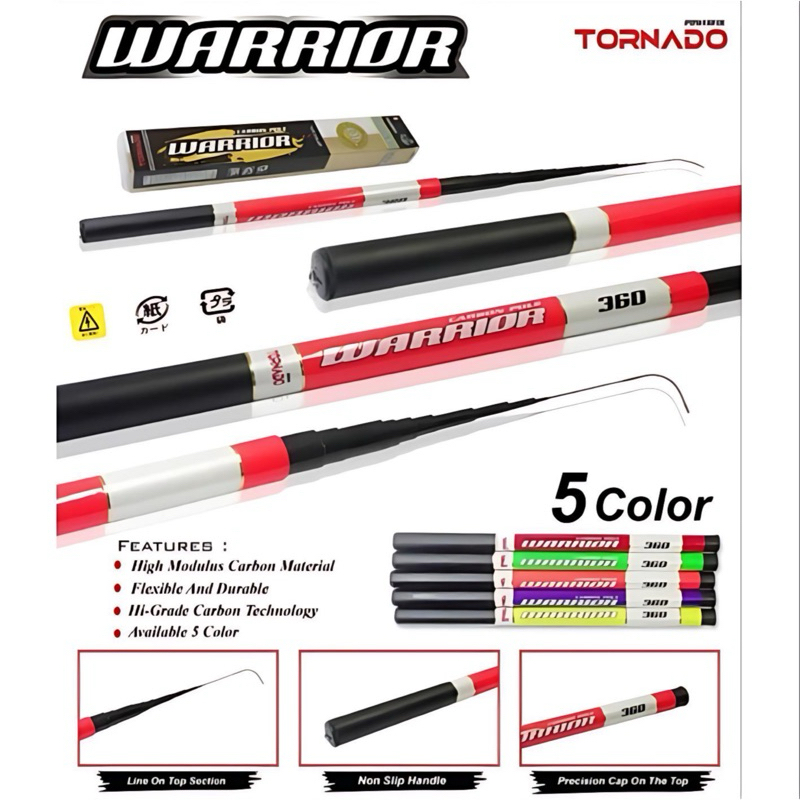 ROD FISHING Joran Tegek Tornado Warrior 300