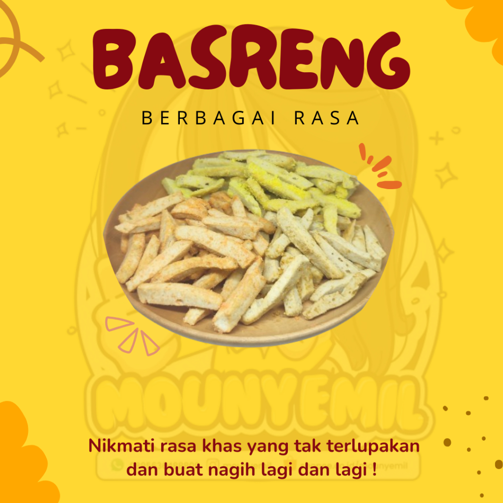 

BASRENG BANYAK RASA/ BASO GORENG GARING/BASRENG SAPI PANGGANG/BASRENG BBQ/BASRENG JAGUNG MANIS/ BASRENG PEDAS