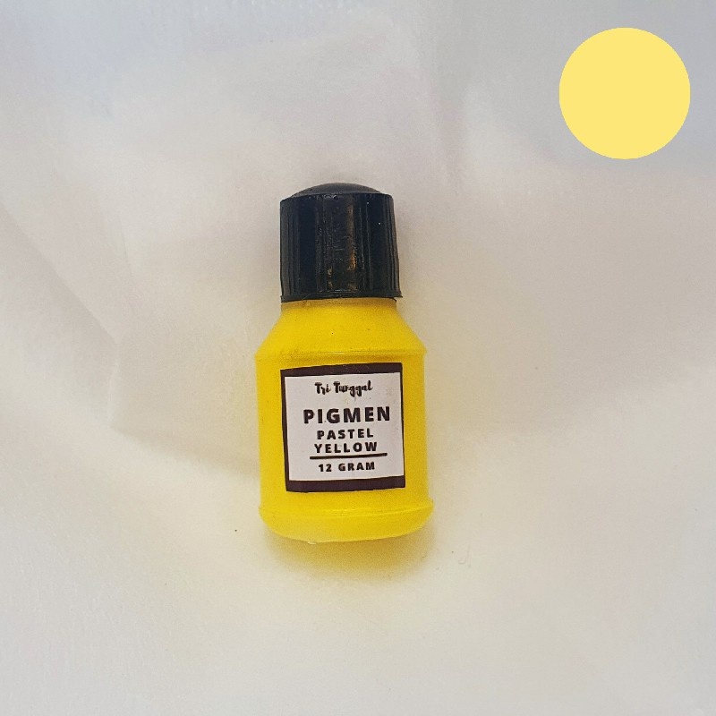 

Pigmen Mini 12gr PASTEL YELLOW Kuning Macaron Kecil Pewarna Sablon Pigment Color Slime Clay DIY Waterbased Tie Dye Cat Warna Warni Air Cairan Liquid Painting Kerajinan Prakarya Art Seni Kesenian Perlengkapan Drawing Melukis Lukis Pentacle Malang
