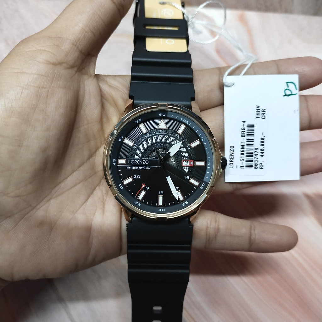 Jam Tangan Pria Original Lorenzo R-6106