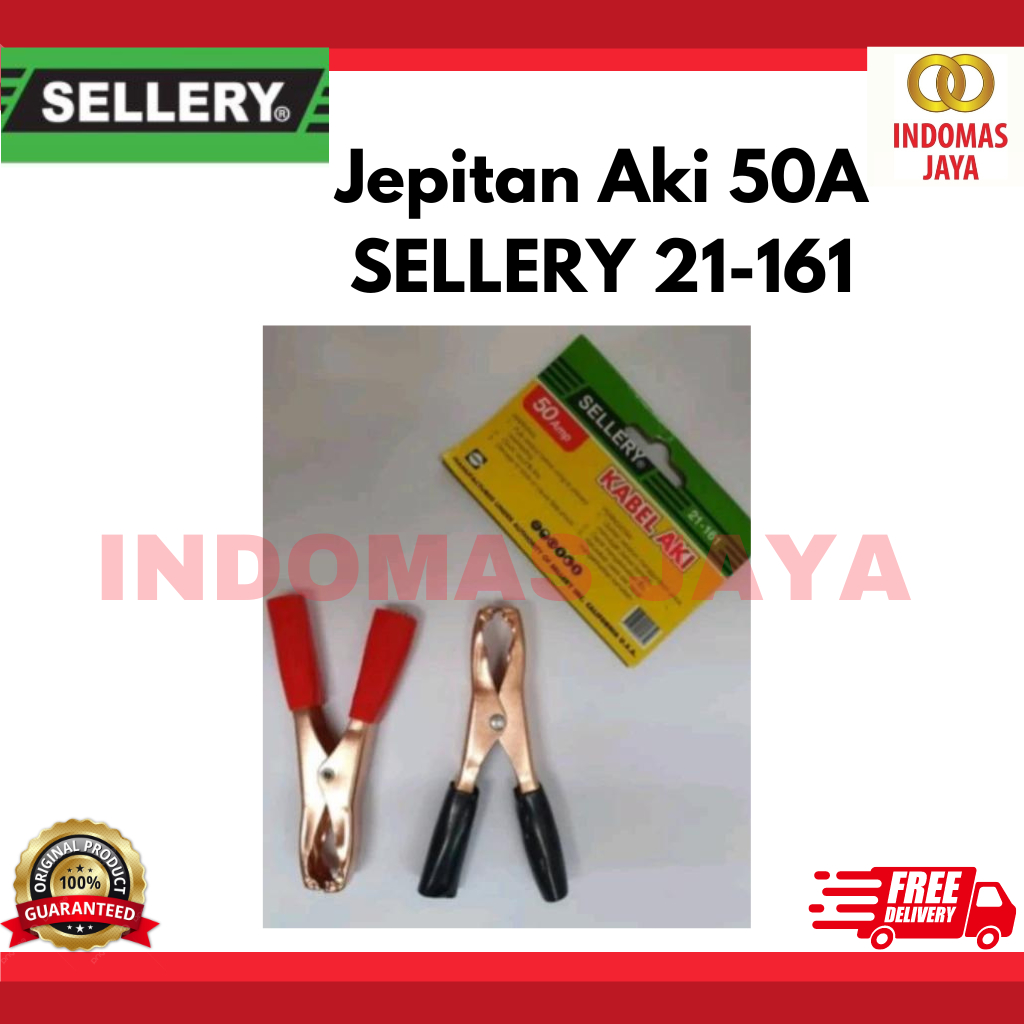 Jepitan Aki 50A SELLERY 21-161 Accu Booster Cable Clamps