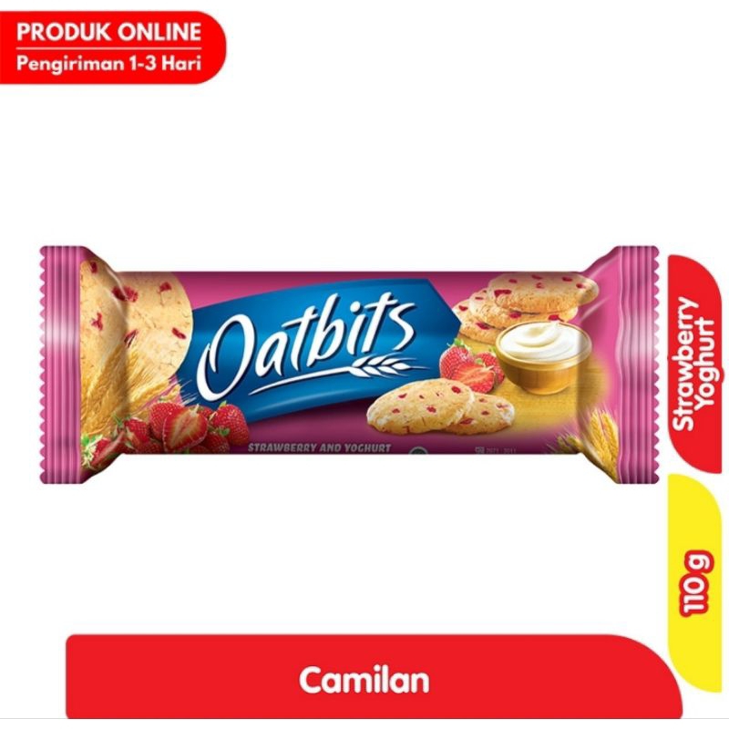 

Oatbits Biskuit Oat Strawberry Yoghurt 110g