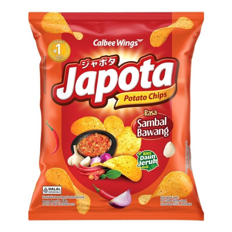 

Japota Potato Sambal Bawang 68 gr