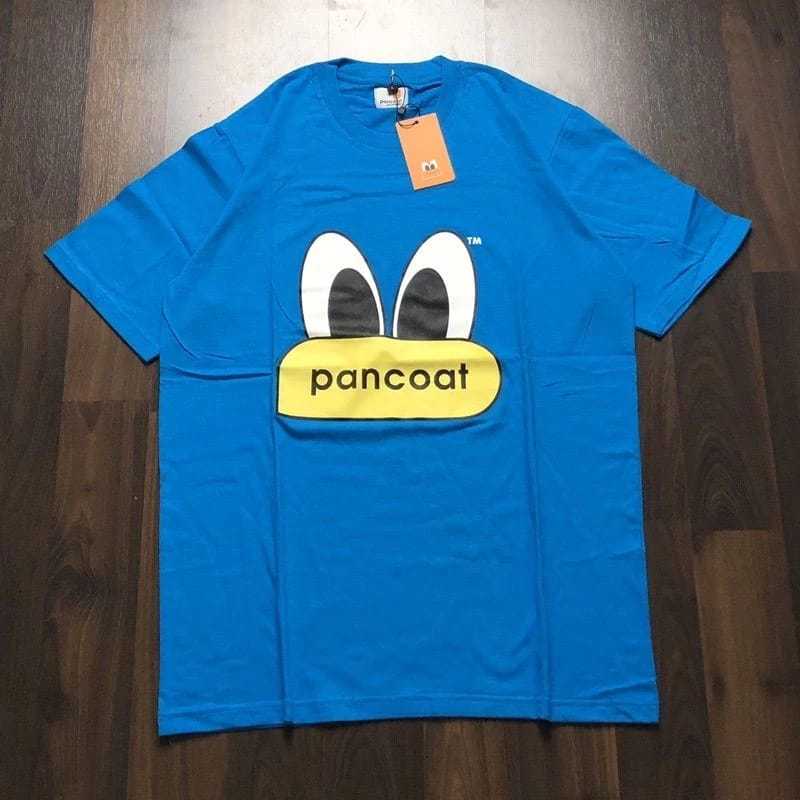 KAOS PANCOAT biru LOGO MIRROR ORIGINAL 1:1 - Kaos Pancoat Catton Combet 30s S.M.L.XL - Kaos Pria uni