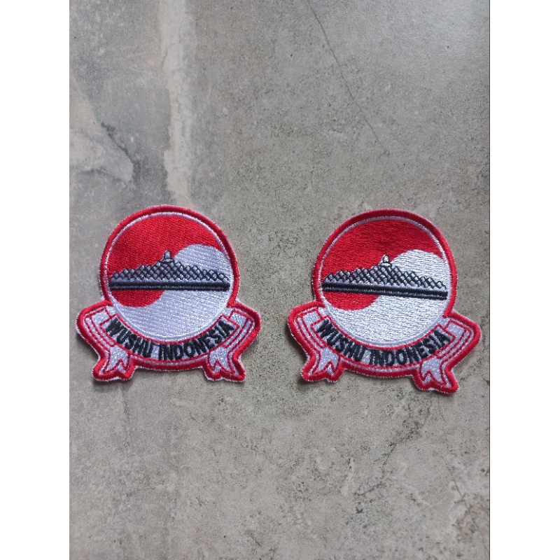 bet badge logo patch emblem bordir wushu indonesia murah