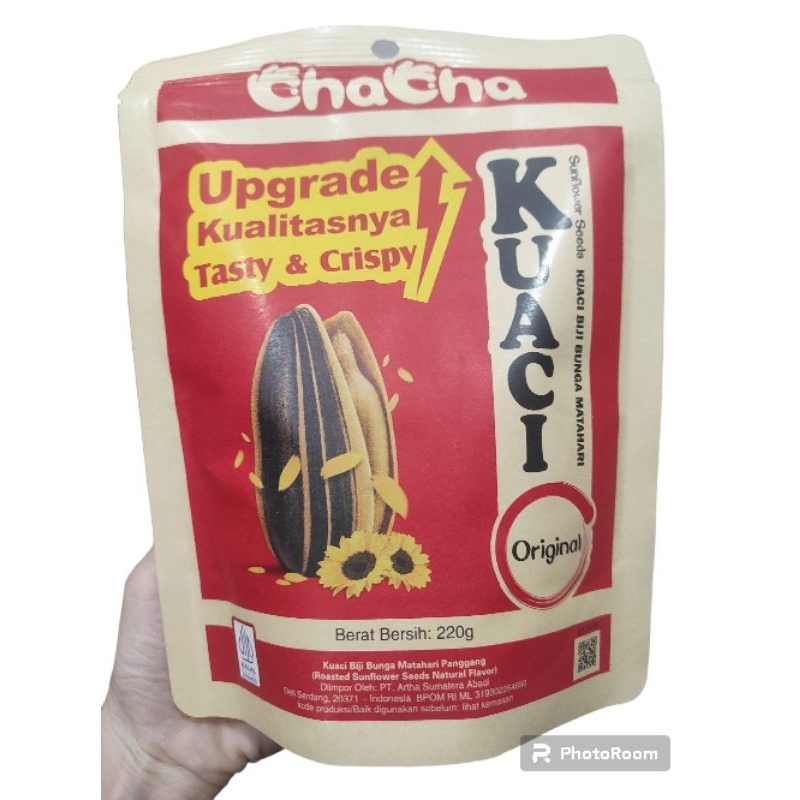 

CHACHA CHA CHA KUACI KWACI BIJI BUNGA MATAHARI POUCH 220GR