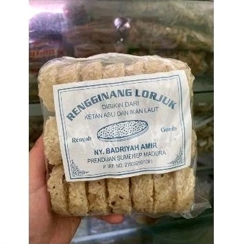 

RENGGINANG LORJUK ISI 21 BERAT 250-260GRAM