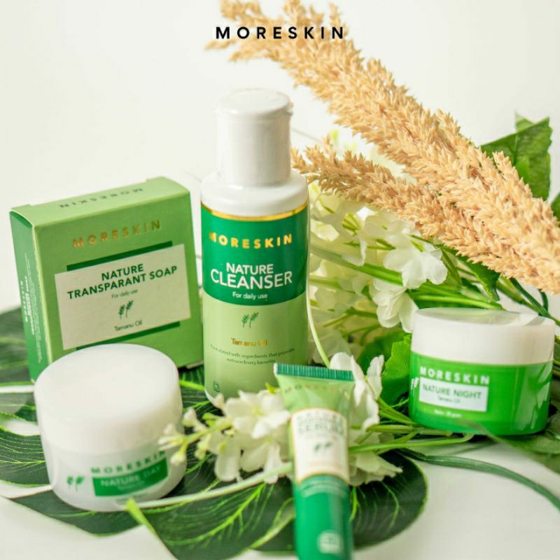 AYUDHIA - Paket Skin Care Perawatan Wajah Moreskin Nature Nasa Moreskin Nature Series Box