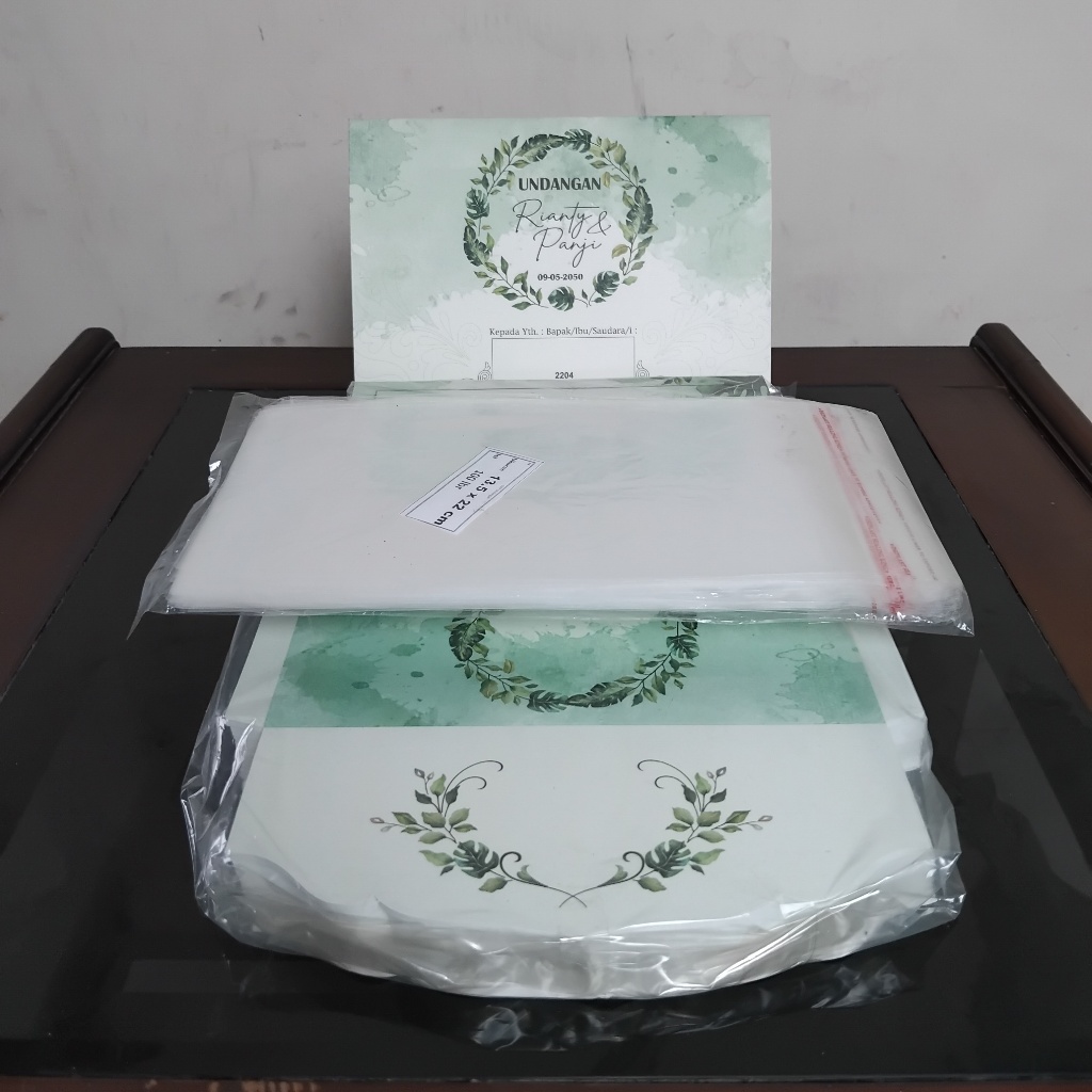 UNDANGAN ERBA 2204 + PLASTIK OPP ISI 100