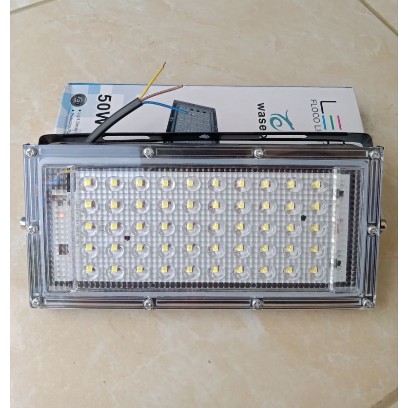 LAMPU SOROT LAMPU TEMBAK LED SLIM 50 WATT AC 220 VOLT