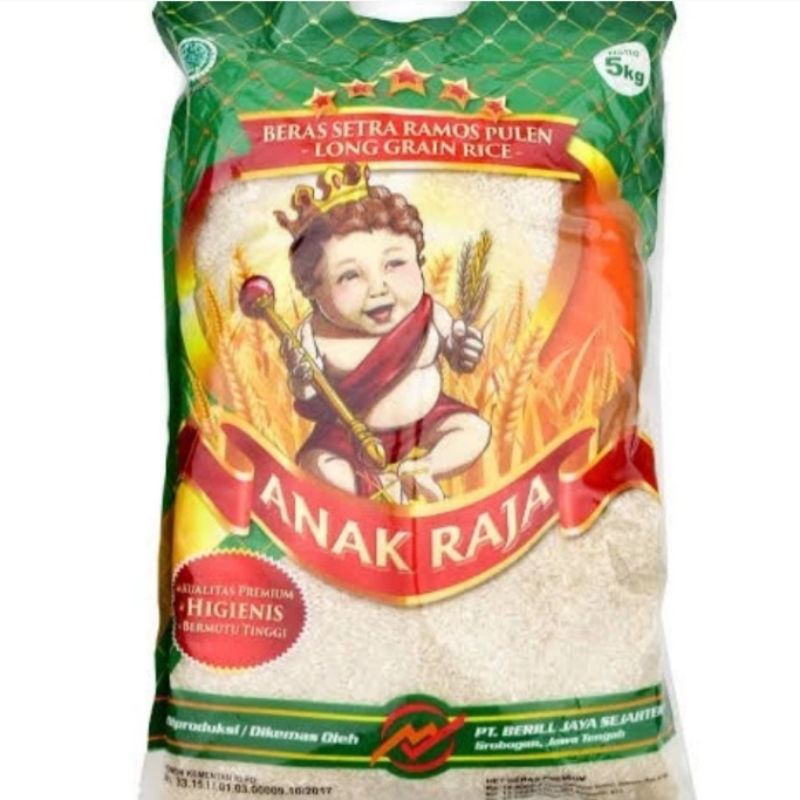 

Beras 5 Kilo Cap Anak Raja