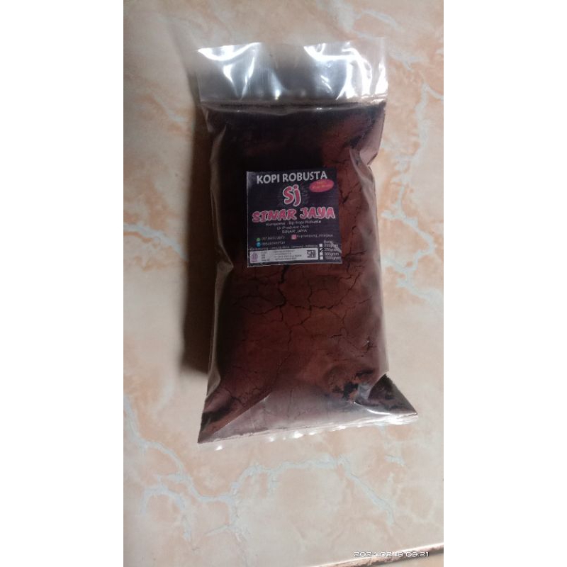 

Kopi Lampung Sinar Jaya Robusta 100% kopi asli 250 gram