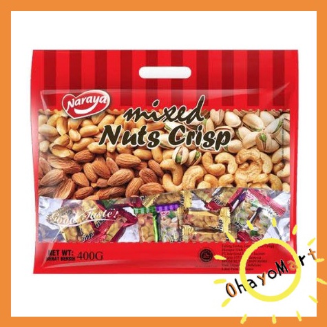 

PROMO ALE Naraya Mixed Nuts Crisp Naraya Permen Kacang Entingenting 4grm