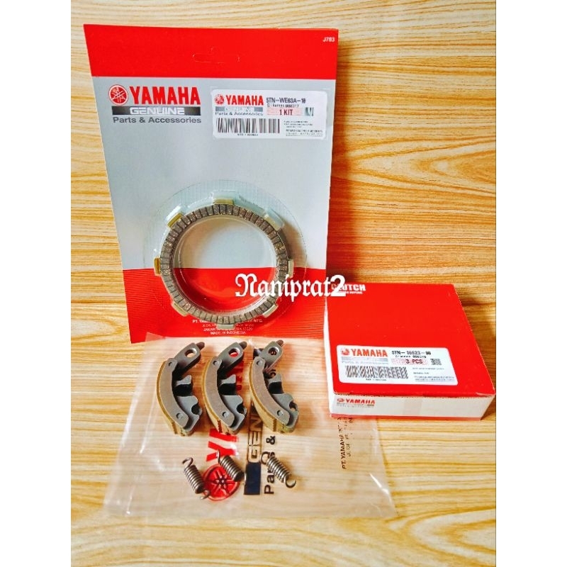 Plat Kopling Set + Kampas Ganda 5TN Yamaha Jupiter z, burhan, Vega r new, Vega lama, Cyripton