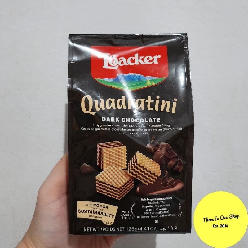 

[READY STOCK] Loacker Quadratini Dark Chocolate 125g