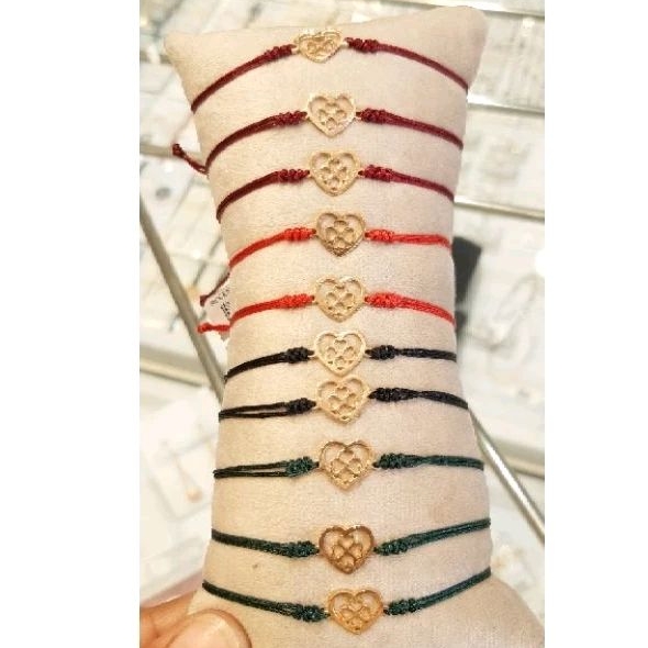 Ready Gelang tali Variasi Emas Love 0,3gram 10karat J5 ismoyo