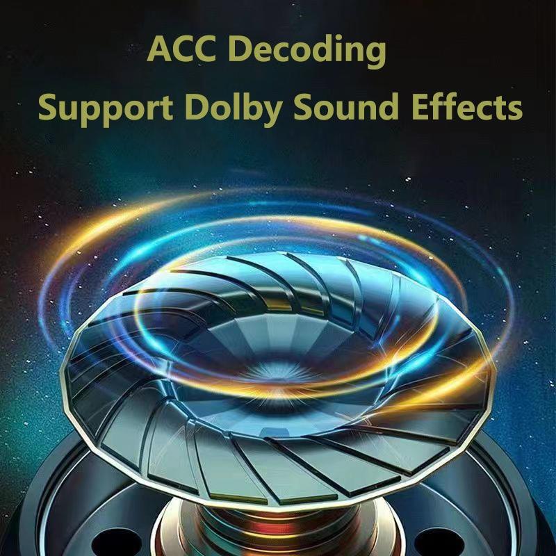 Y60 Tws Music Earphone Sports Headset Bluetooth 5.3 Hifi Stereo Waterproof Low Latency