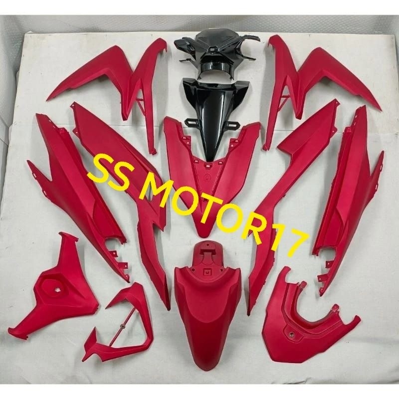 COVER BODY FULL HALUS VARIO ALL NEW 150/125 MERAH DOFF