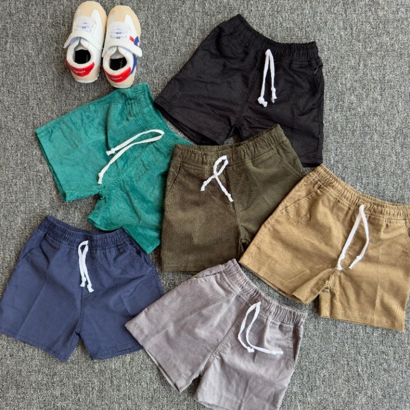 Celana Pendek Anak 1-5 tahun/Celana pendek Anak Corduroy/Short Pants Anak/BoardShort Anak