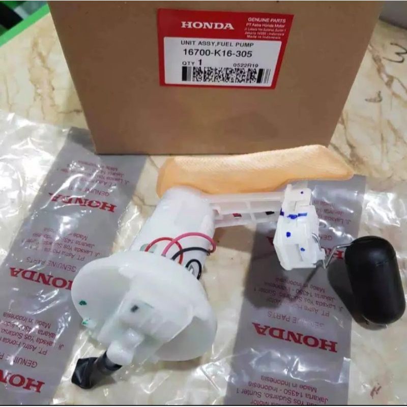 16700-K16-305 FUEL PUMP POMPA BENSIN INJEKSI BEAT SCOOPY FI ESP 2012 - 2015 ORIGINAL16700K16305