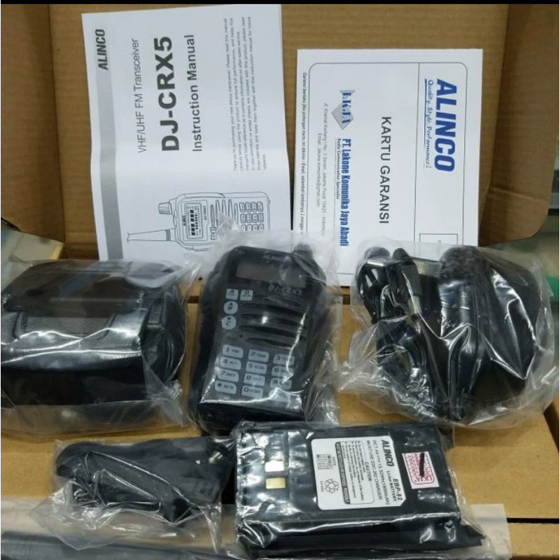 HT Alinco DJ-CRX5 Alinco CRX5 Garansi Resmi CRX 5 Ori New