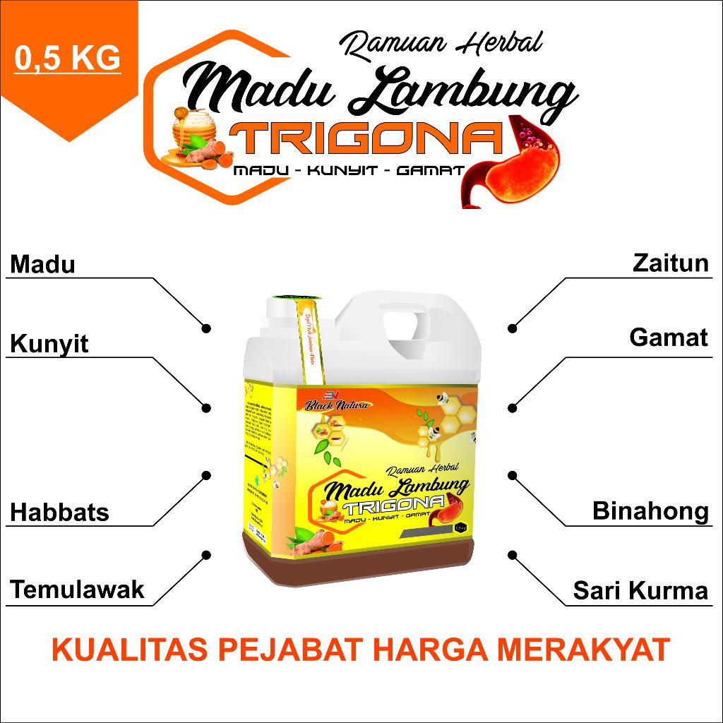 

Madu Lambung Trigona 0,5kg Obat Magh, Gerd, Asam Lambung