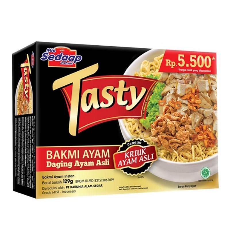 

Tasty Mie Instant Bakmi Ayam 129 g