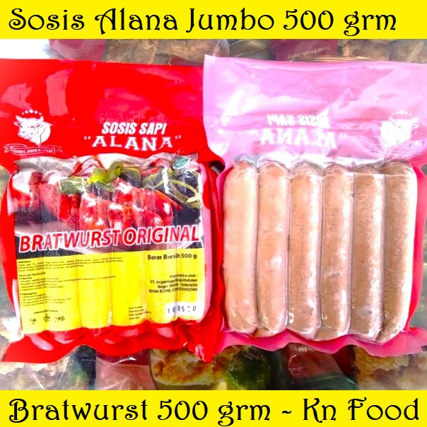 

Sosis Alana JUMBO Sapi Original 500g BestSeller