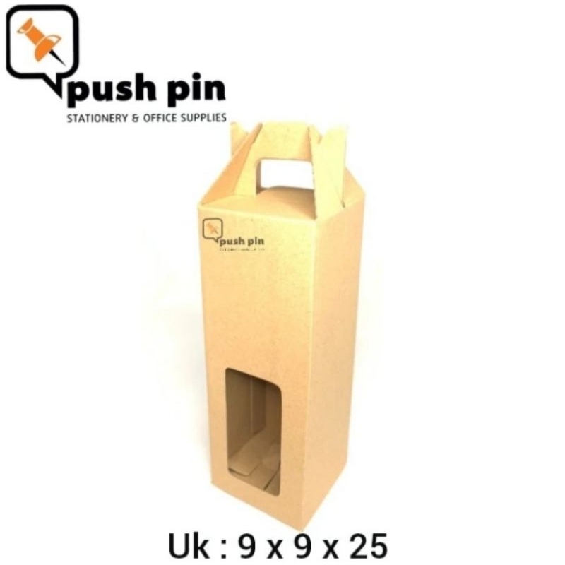 

Box Coklat Polos Ukuran 9x9x25