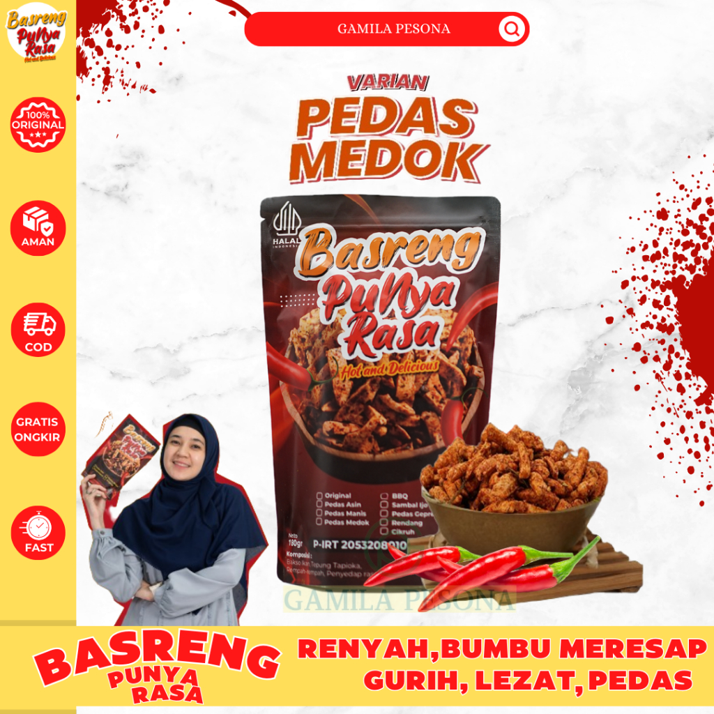 

Sedang Viral Basreng Pedas Medok Terbaik Punya Rasa Pasti Halal & Enak