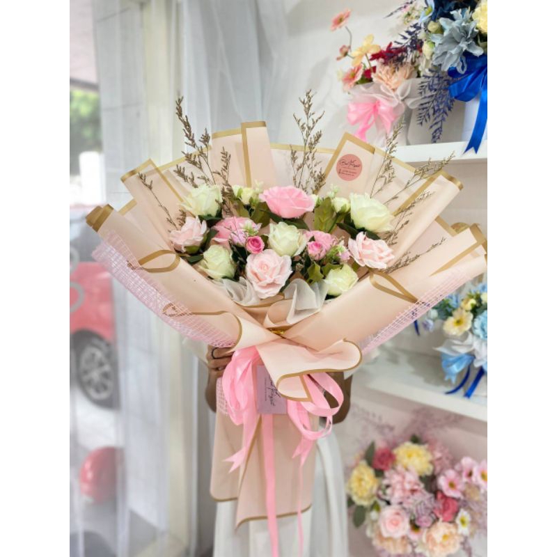 Buket Bunga ZAFIA / Buket Bunga / Buket Bunga Palsu / Buket Makassar / Buket Murah Makassar