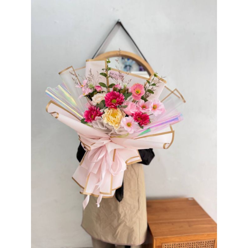 Buket Bunga VIDYA / Buket Bunga / Buket Bunga Palsu / Buket Makassar / Buket Murah Makassar