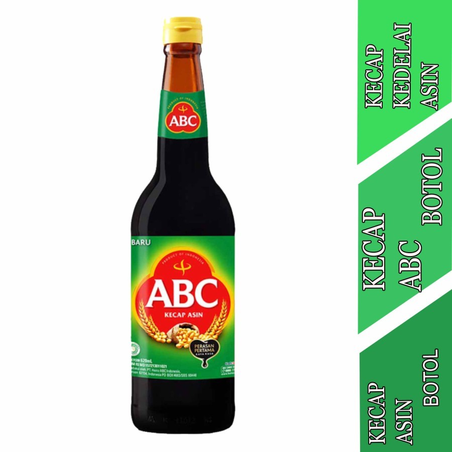 

Kecap Kedelai Asin - ABC Kecap Asin - Kecap Asin Botol - 620ml