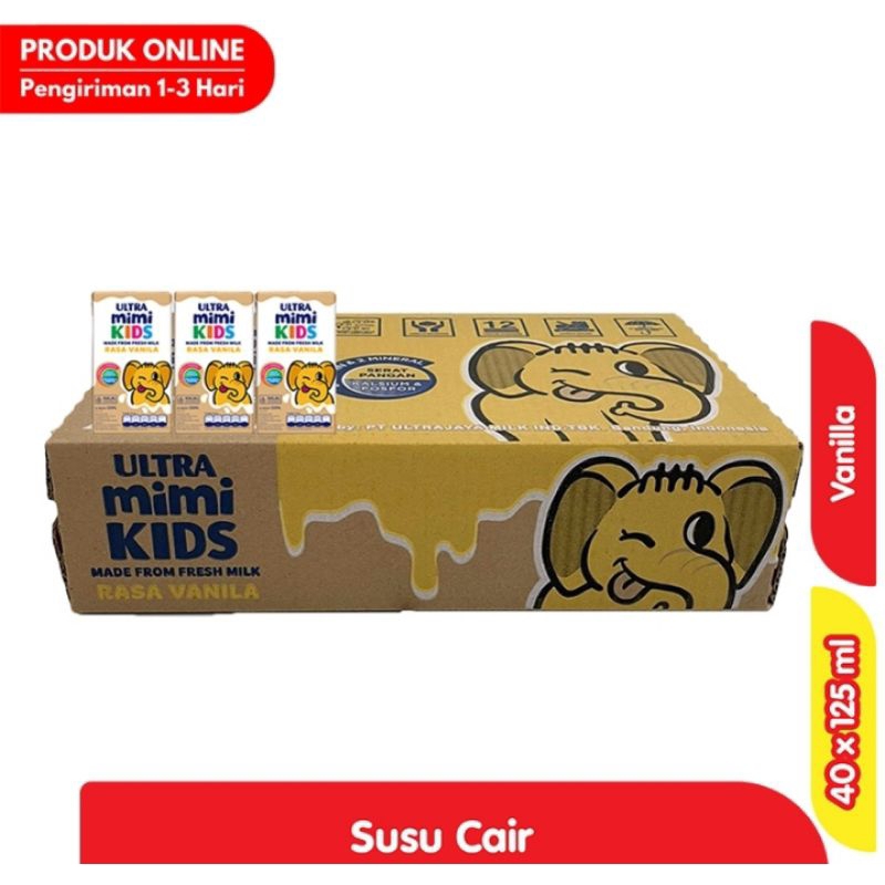 

ULTRA Mimi Kids Susu UHT Vanila 40 x 125 ml