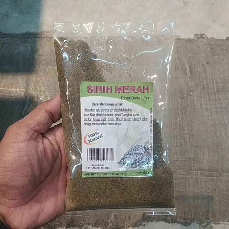 

Bubuk Sirih Merah Powder Serbuk Asli Denpasar Bali