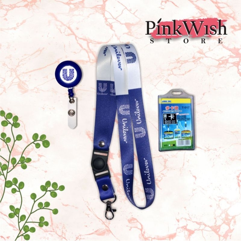 

Tali Idcard UNILEVER biru putih / Lanyard UNILEVER [READY STOCK] TERMURAH !!! BELI ECERAN RASA GROSIR