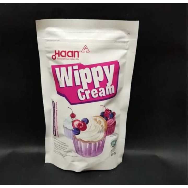 

HAAN WIPPY CREAM POUCH 200GR /bubuk whippy cream/whip cream/wipi krim