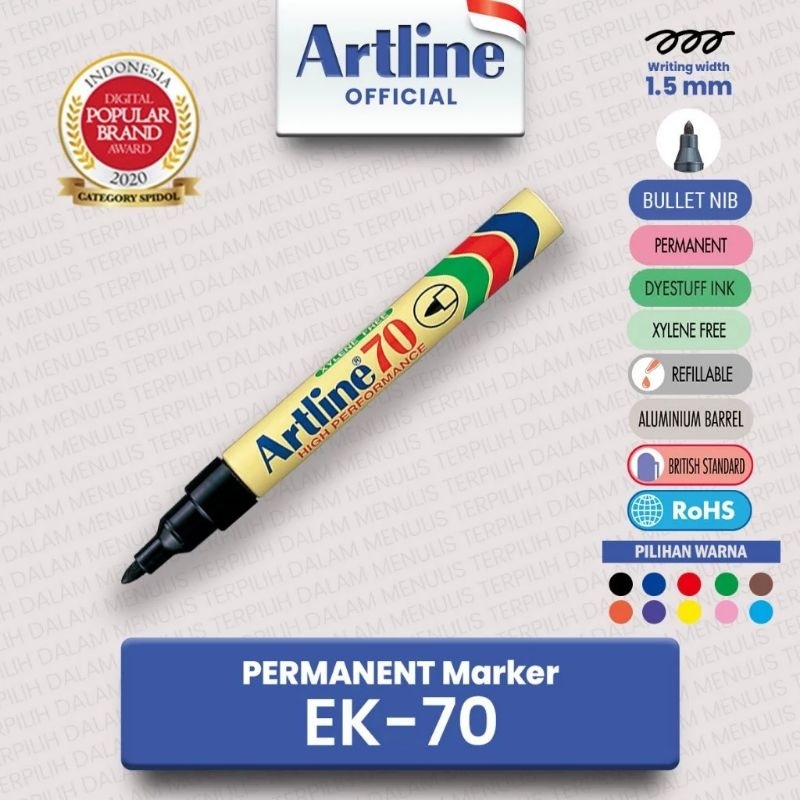 

spidol permanen artline EK-70