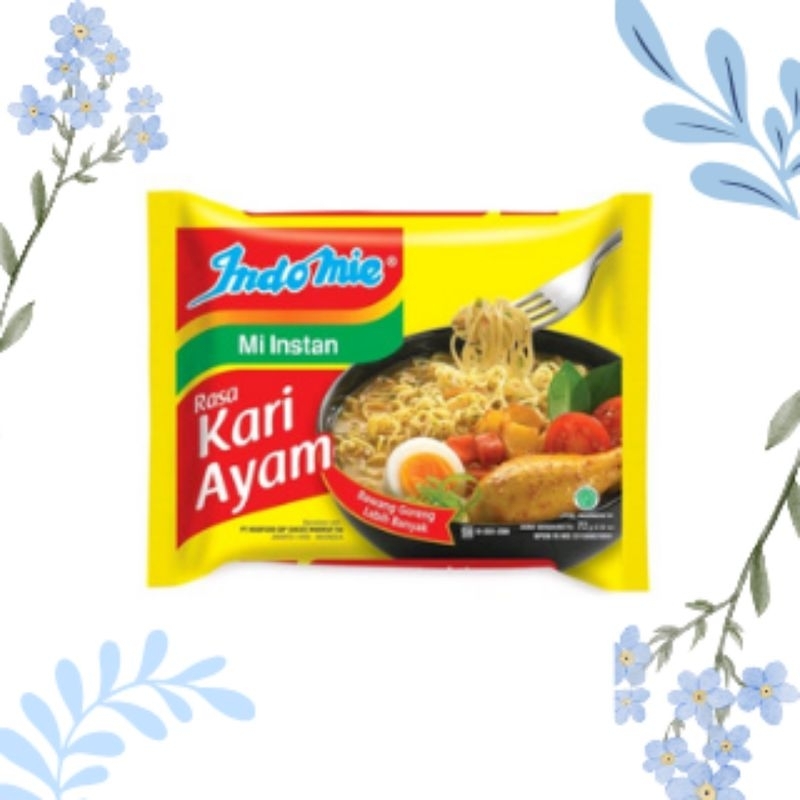 

Indomie mie kuah kari ayam 72 Gr