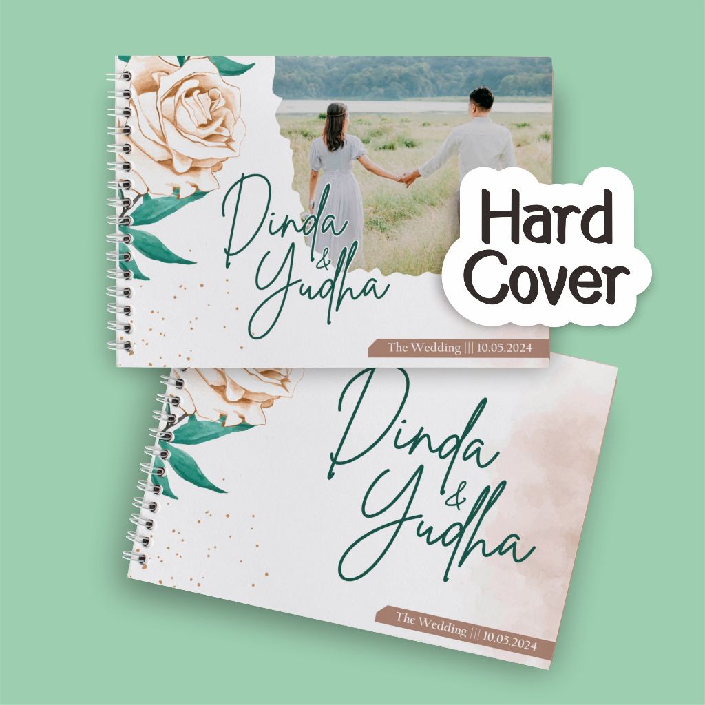 

Buku Tamu Pernikahan Hard Cover | Buku Tamu Custom Hard Cover | Buku Tamu Pernikahan | 041