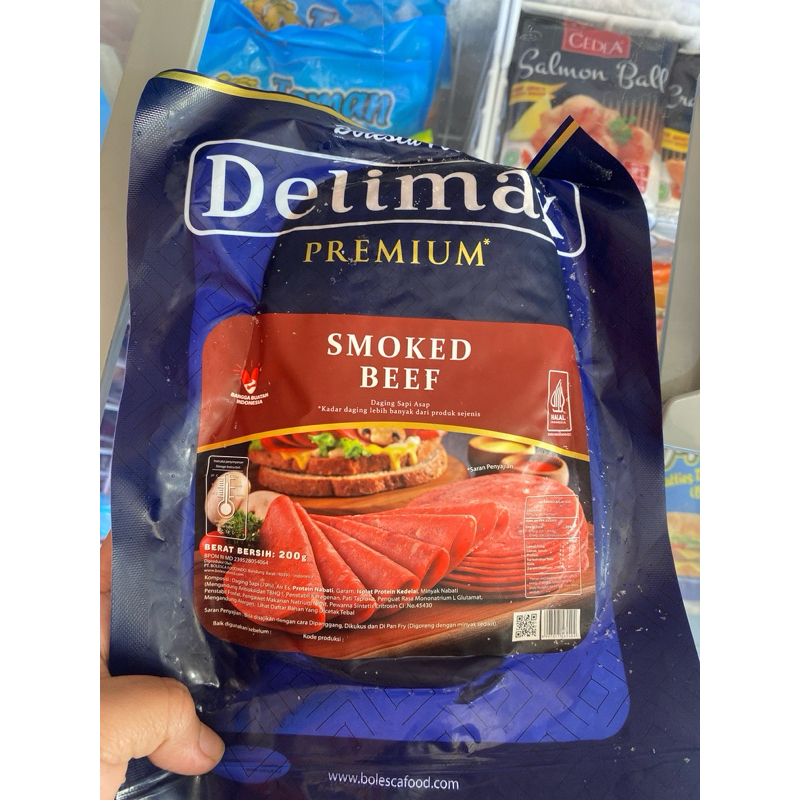 

Delimax Smoke Beef Premium 200gr isi 10