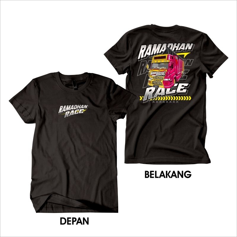 Kaos Mobil Truck Oleng Ramadhan Race Otomotif