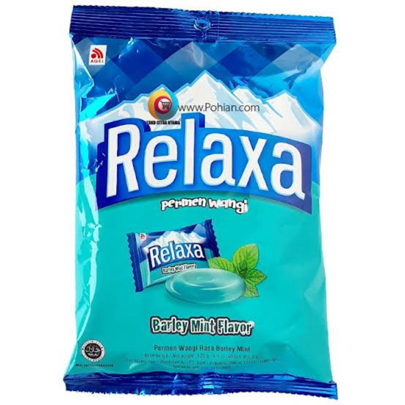 

permen RELAXA biru BARLEYMINT 250 gr