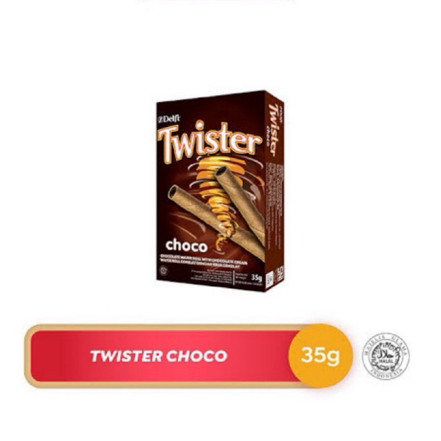 

Delfi Twister Coklat 35gr