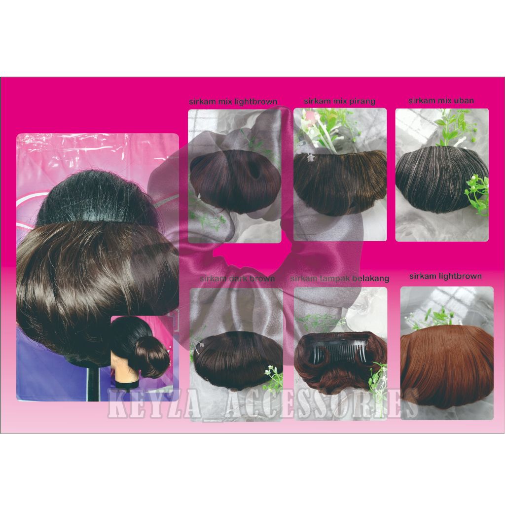 Sirkam Polos / sanggul sirkam / hairdo sirkam / sanggul bali