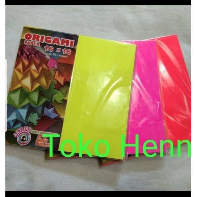 

KERTAS ORIGAMI ASTURO 16X16 isi 50 lembar