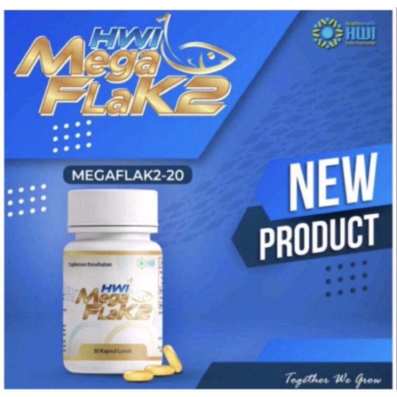 MEGAFLAK2 ORIGINAL HWI / MEGA FLAK / MEGAFLAK2 HWI ORIGINAL ASLI 100% ISI 30 KAPSUL