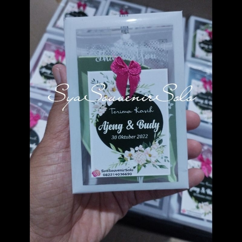 Souvenir Mangkok Daun Kemas Mika