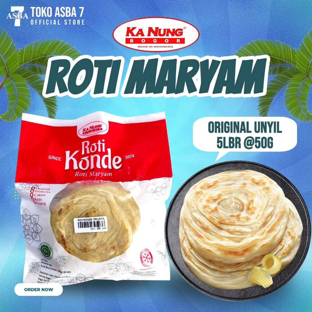 

KA NUNG ROTI UNYIL ORI ISI 5PCS 250GR