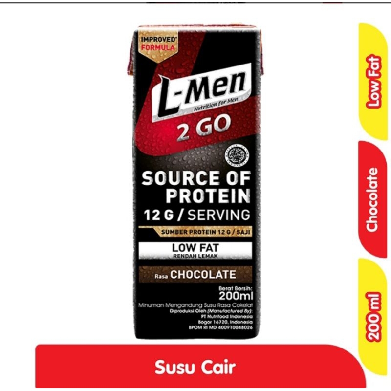 

Men 2 Go Whey Protein Low Fat Chocolate 200ml